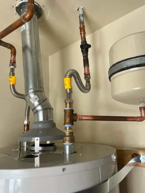 Water heater installation and plumbing repair in Shaw